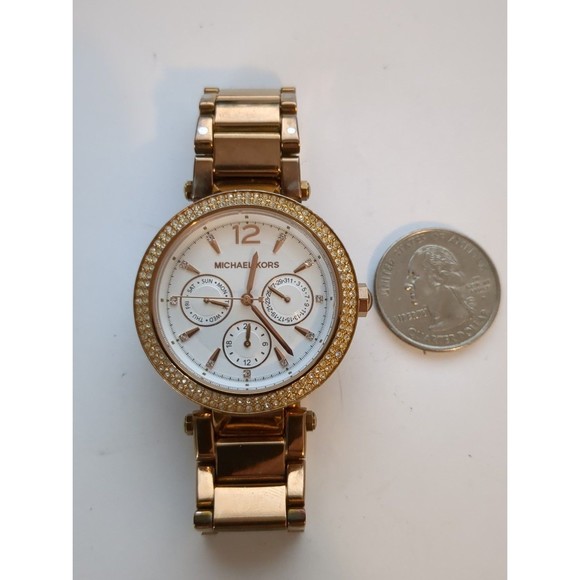 Michael kors parker rose gold women\'s watch mk5781